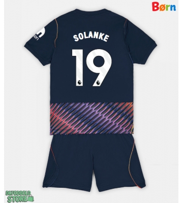 Tottenham Hotspur Dominic Solanke #19 Replika Babytøj Udebanesæt Børn 2026-27 Kortærmet (+ Korte bukser)